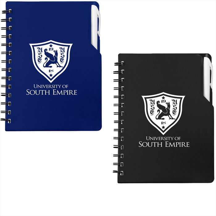 SH6927 Spiral Notebook With Pen And Custom Imprint